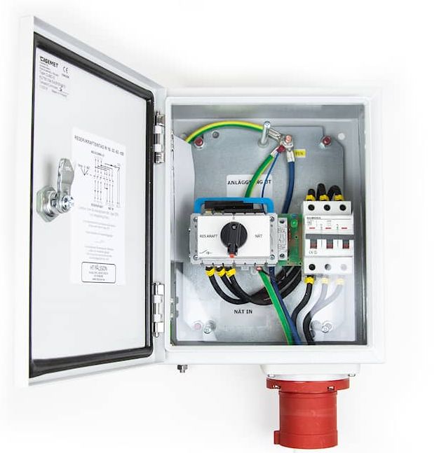 Reservkraftsomkopplare  nyckeln till säker el vid strömavbrott